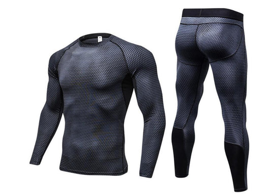 Cycling Compression Base Layer Set  Performance Thermal Underwear