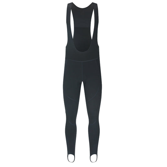 Fleece-Lined Cycling Bib Pants - Winter Thermal Suspender Tights