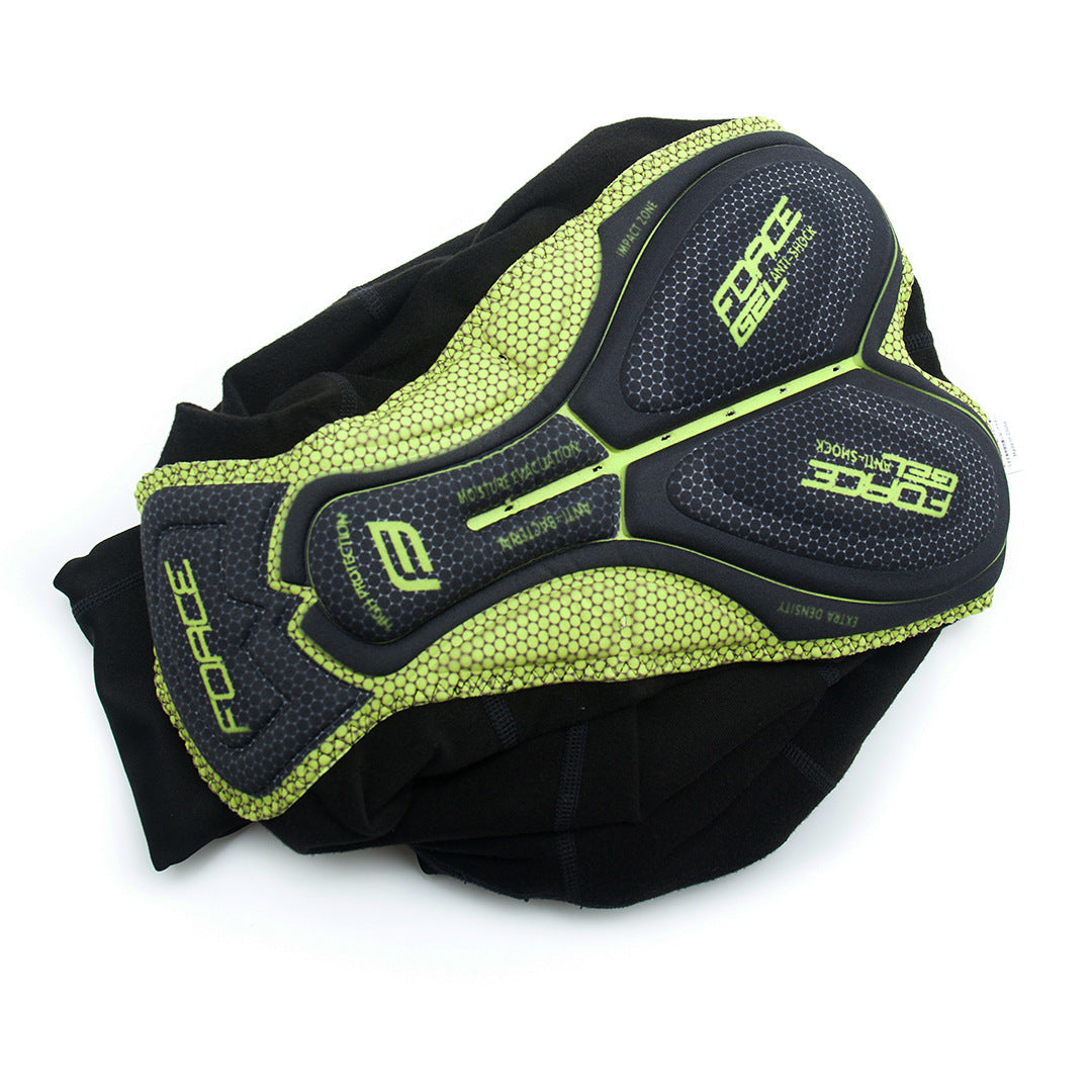 Fleece-Lined Cycling Bib Pants - Winter Thermal Suspender Tights