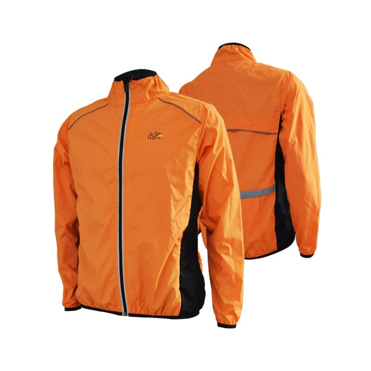 Elite Cycle Quick-Dry Windbreaker - High-Vis Waterproof Cycling Jacket