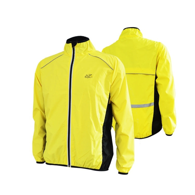 Elite Cycle Quick-Dry Windbreaker - High-Vis Waterproof Cycling Jacket