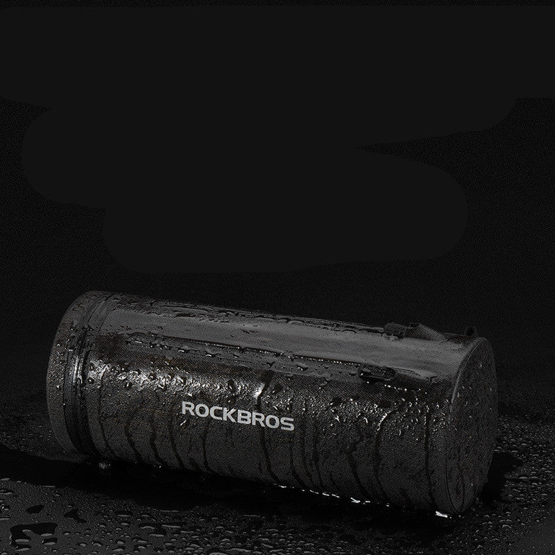 ROCKBROS W009 Bicycle Handlebar Bag - Multifunctional Front Storage Cylinder Bag