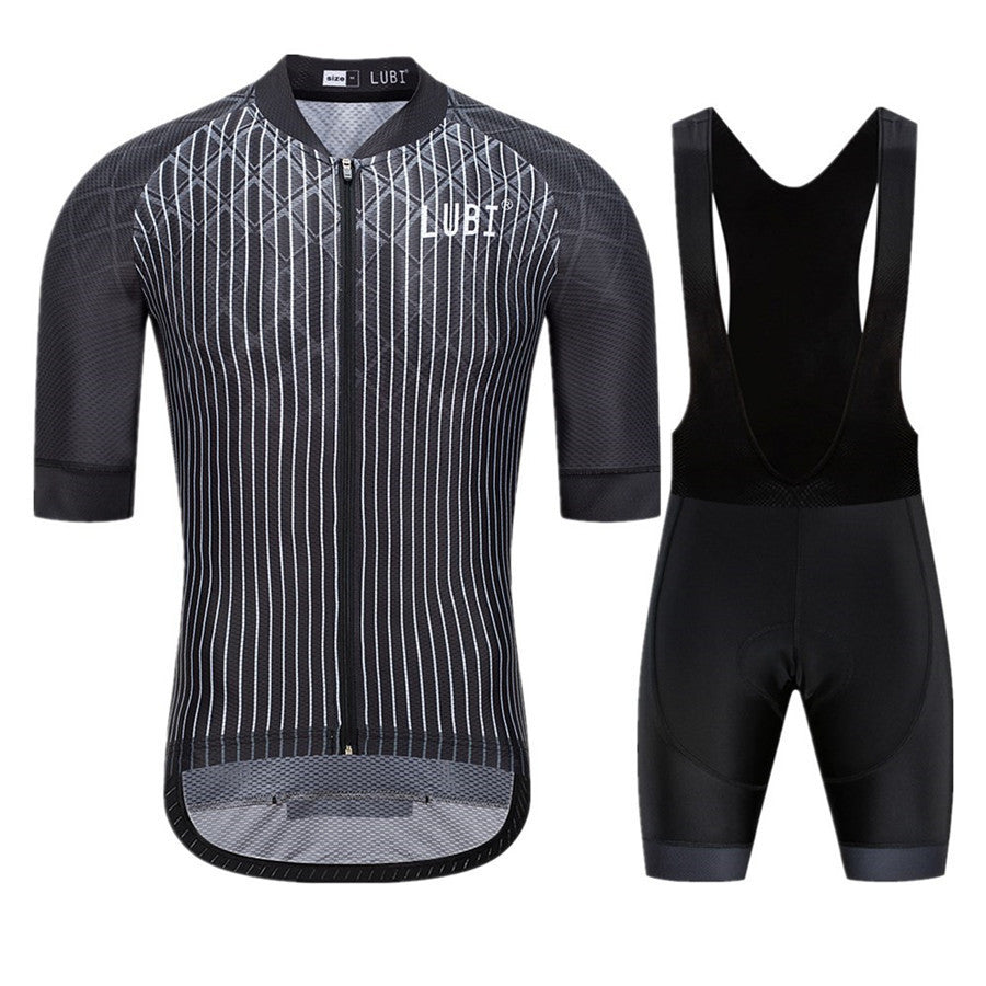 Premium Road Bike Cycling Suit - Moisture-Wicking Camouflage Jersey & Shorts Set