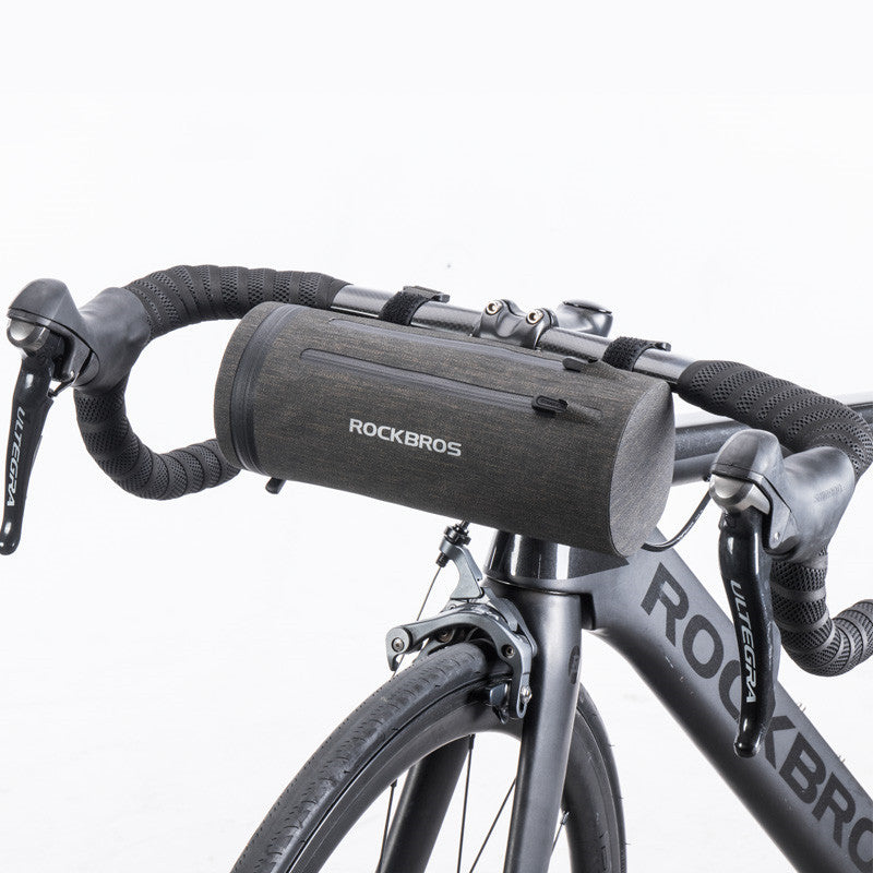 ROCKBROS W009 Bicycle Handlebar Bag - Multifunctional Front Storage Cylinder Bag
