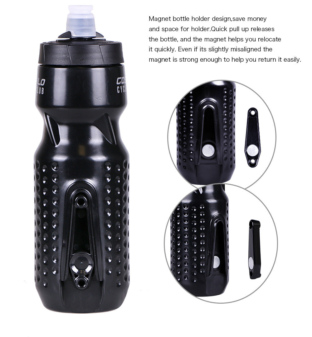 Magnetic Bicycle Water Bottle - 710ml Food Grade PP