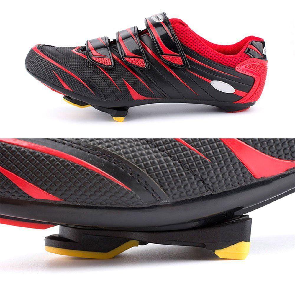 Premium Road Bike Pedals - Ultra-Lightweight 125g with Red Finish