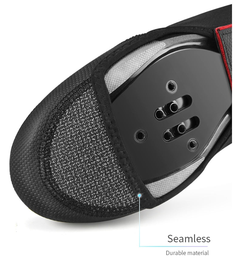 GIYO Winter Cycling Shoe Covers – Black with Red Accents