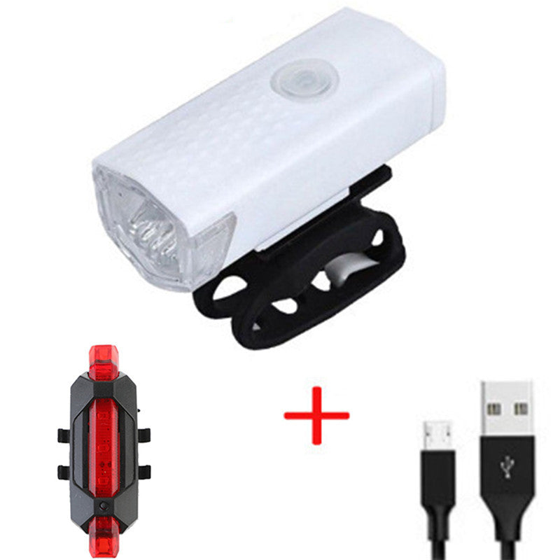 Rechargeable Bike Light Set – 700 Lumen Front & Rear Lights  Waterproof & USB Powered