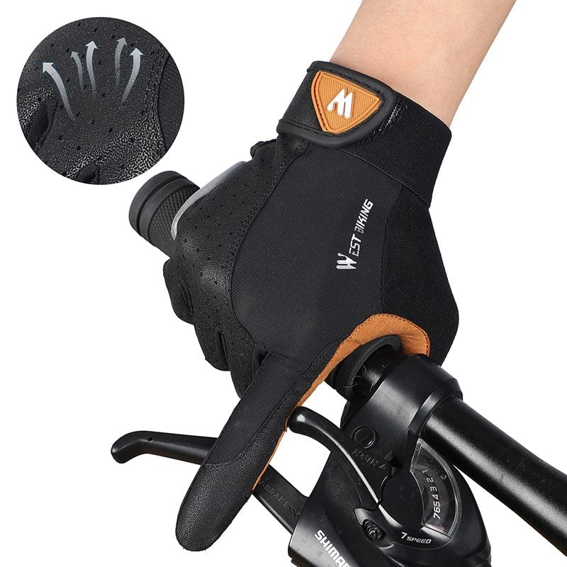 Touchscreen Cycling Gloves – Shockproof, Breathable & Anti-Slip Grip