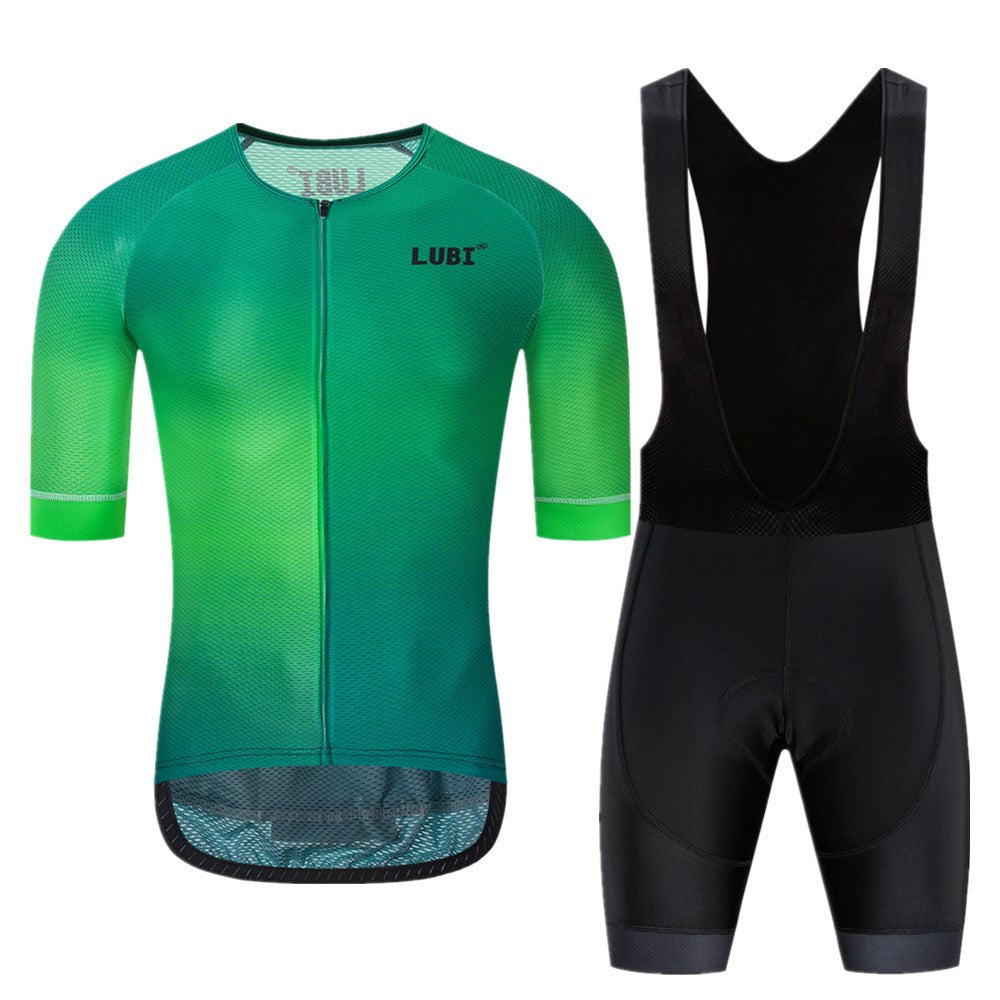 Premium Road Bike Cycling Suit - Moisture-Wicking Camouflage Jersey & Shorts Set
