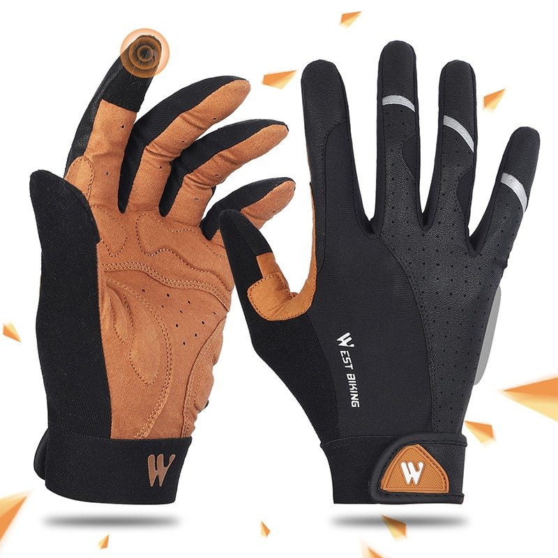Touchscreen Cycling Gloves – Shockproof, Breathable & Anti-Slip Grip