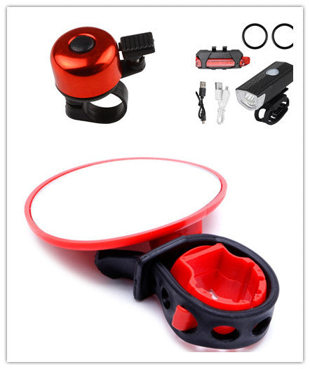Rechargeable Bike Light Set – 700 Lumen Front & Rear Lights  Waterproof & USB Powered