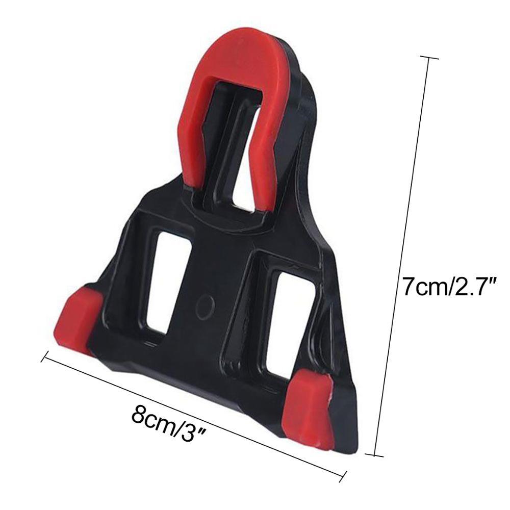 Premium Road Bike Pedals - Ultra-Lightweight 125g with Red Finish