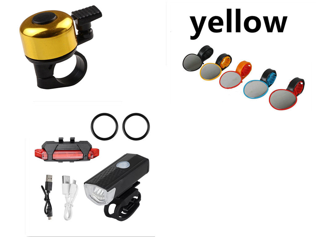 Rechargeable Bike Light Set – 700 Lumen Front & Rear Lights  Waterproof & USB Powered