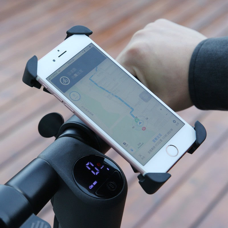 Universal Handlebar Smartphone Mount - Secure GPS Navigation for Cyclists & E-Bikes