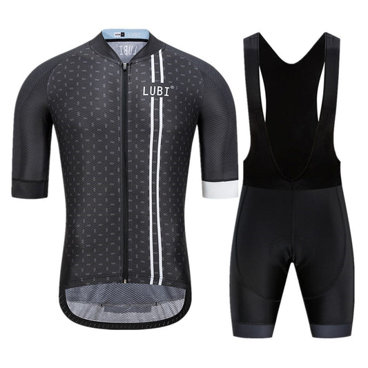Premium Road Bike Cycling Suit - Moisture-Wicking Camouflage Jersey & Shorts Set