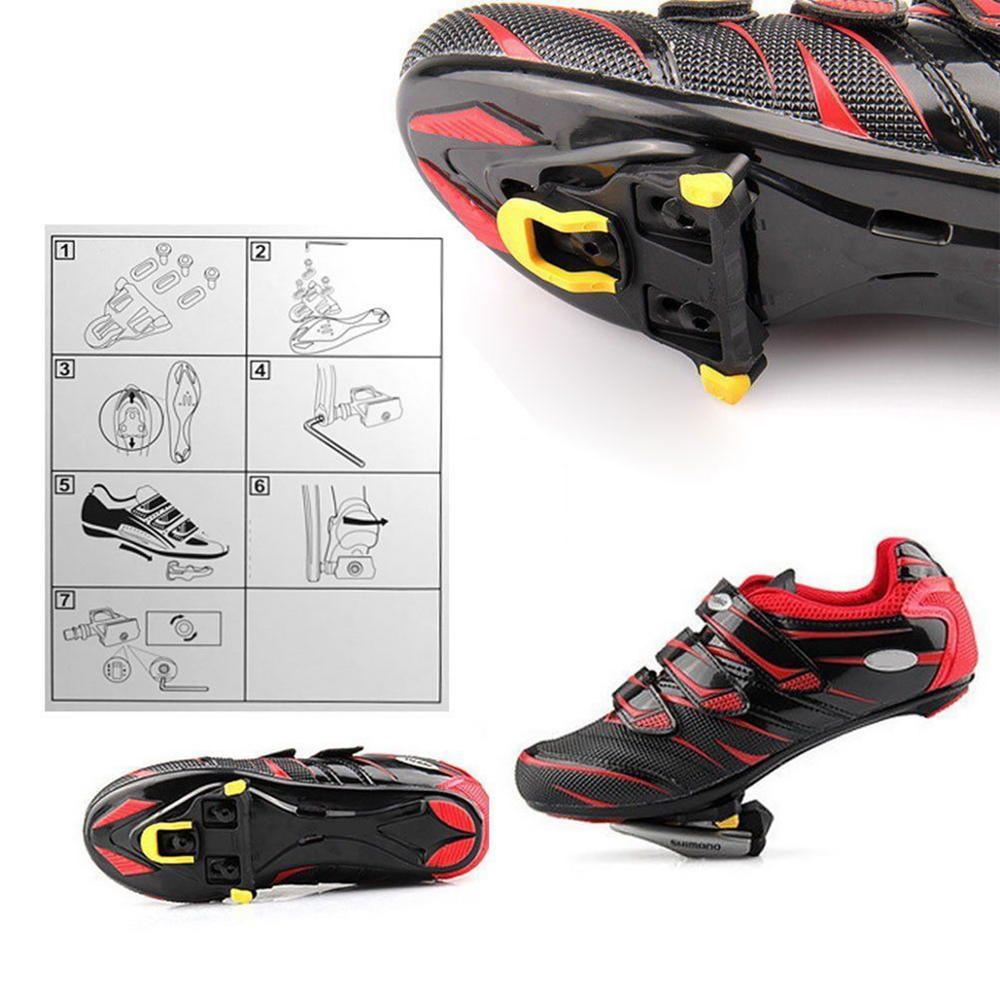 Premium Road Bike Pedals - Ultra-Lightweight 125g with Red Finish