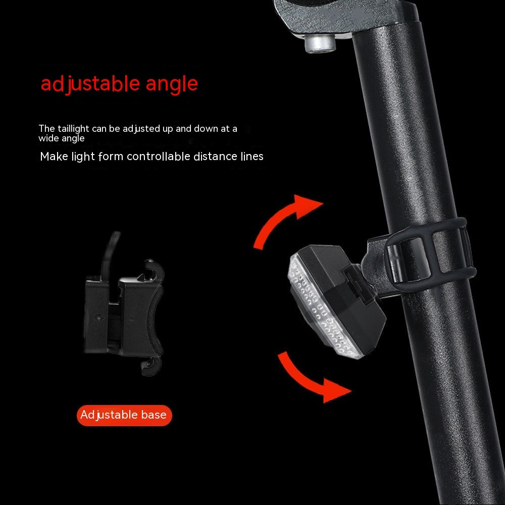 Smart LED Bicycle Tail Light - IPX4 Waterproof with Directional Indicators